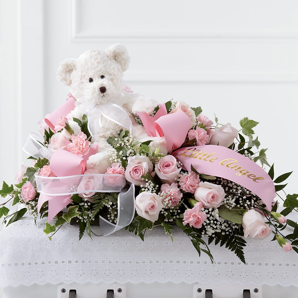 Touch of Sympathy Casket Spray – STEPH'S CREATIONS FLORAL DESIGN, Atoka OK