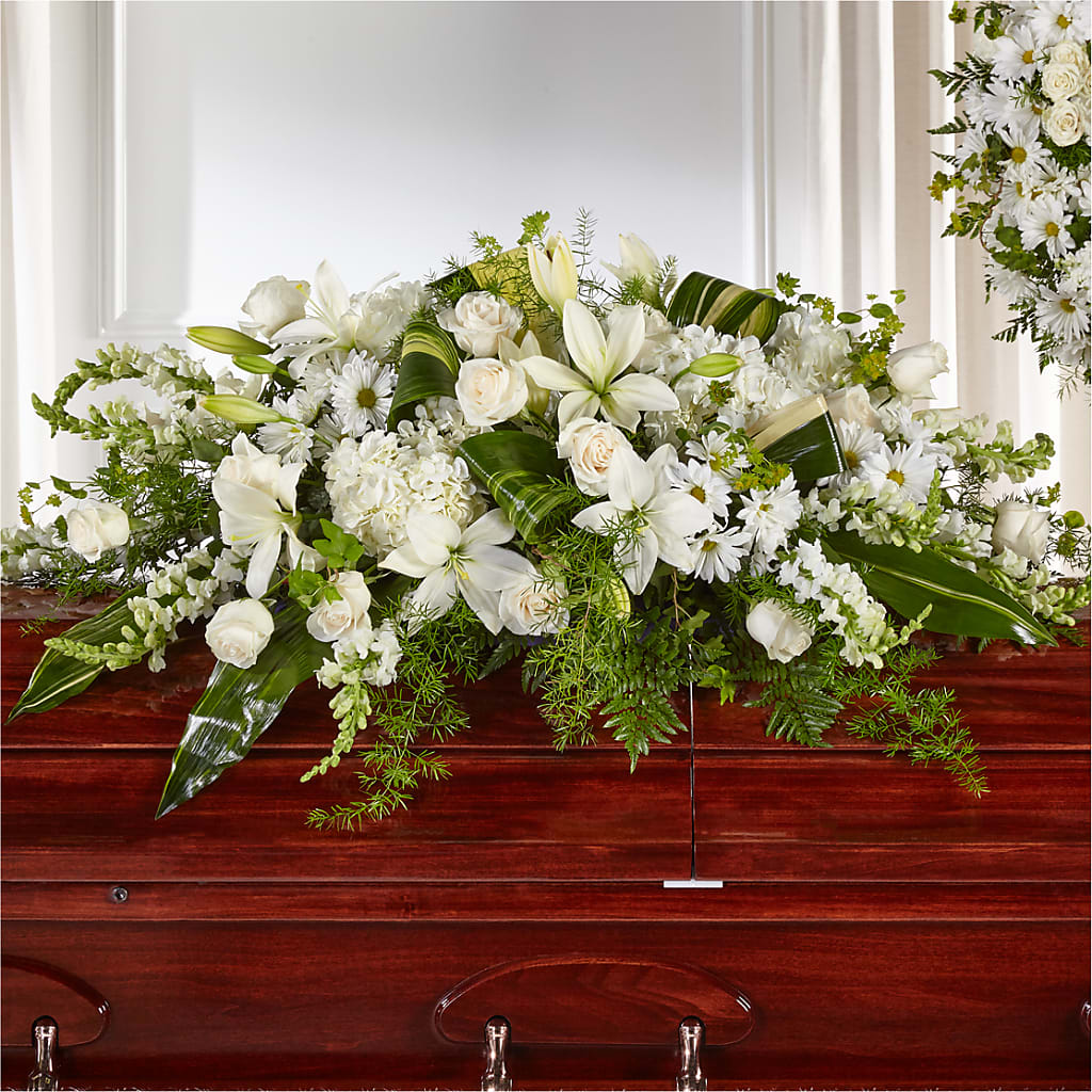Abundance Casket Spray – STEPH'S CREATIONS FLORAL DESIGN, Atoka OK