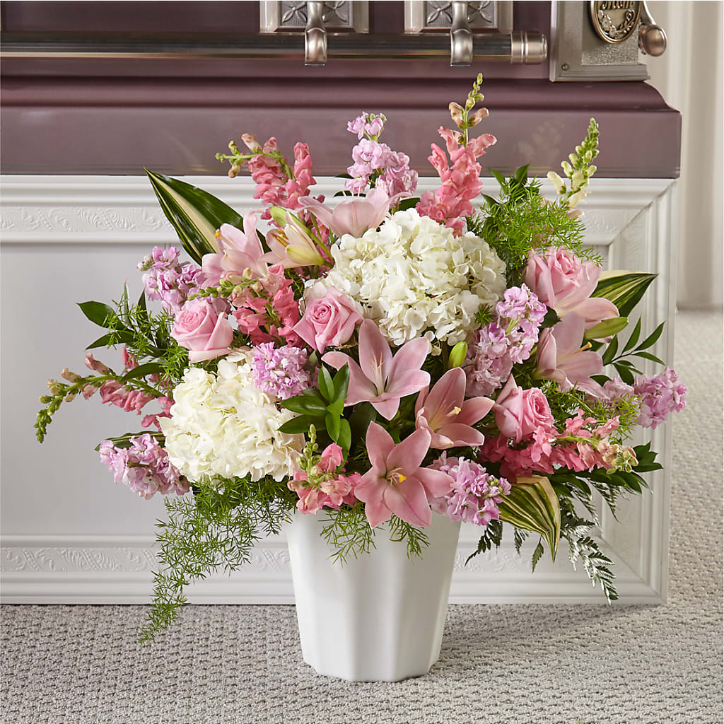 Simply Serene Floor Basket – STEPH'S CREATIONS FLORAL DESIGN, Atoka OK