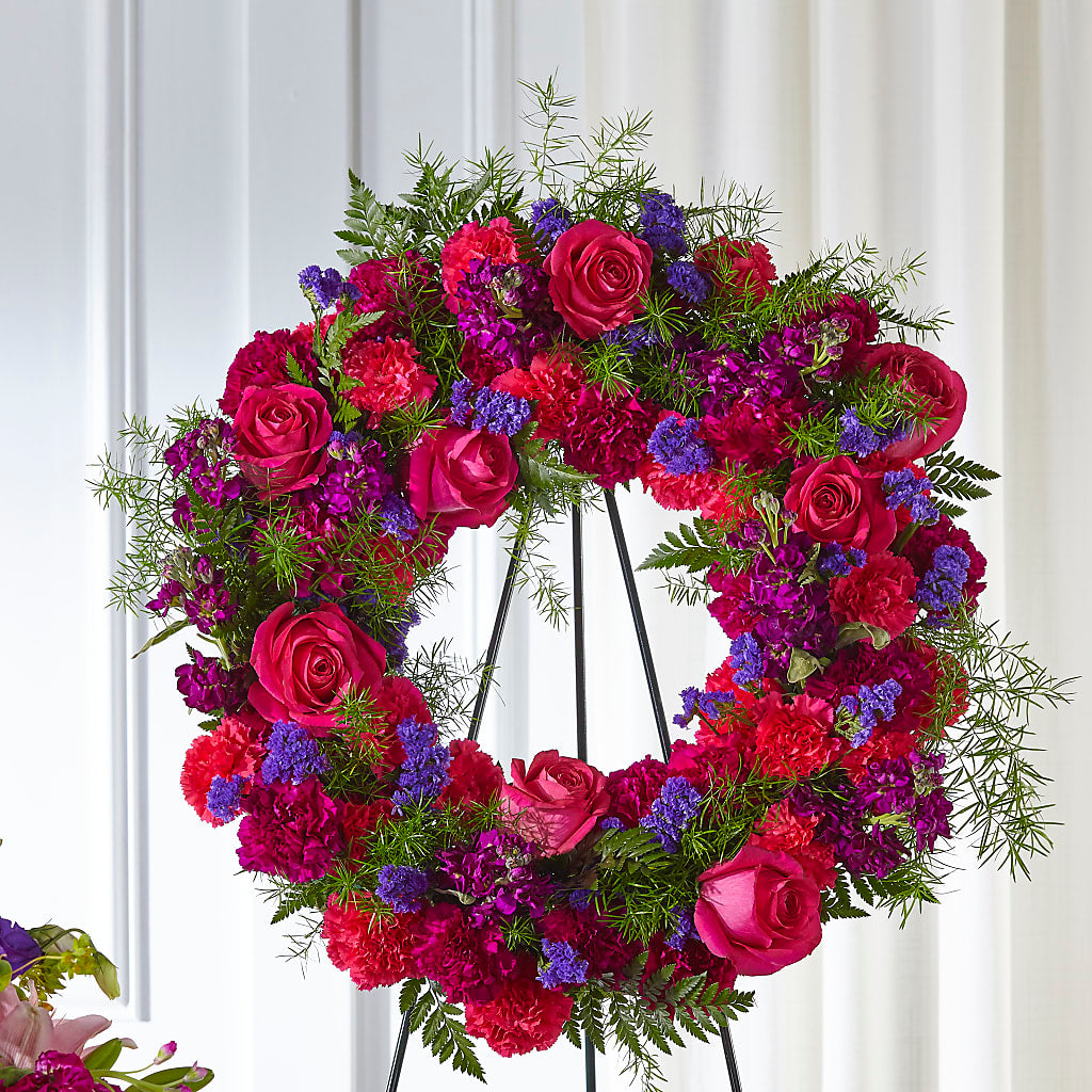 Calming Colors Wreath – STEPH'S CREATIONS FLORAL DESIGN, Atoka OK
