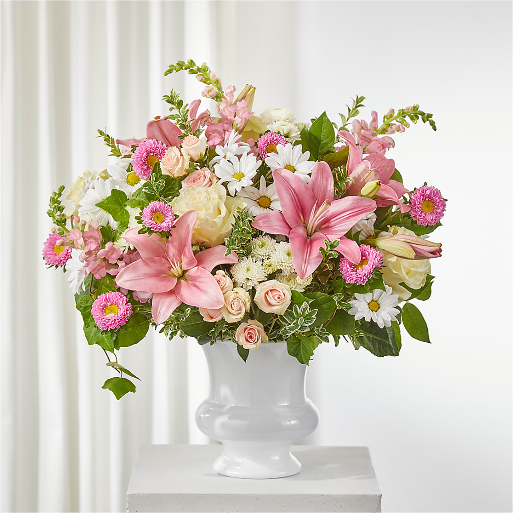 Empathetic Blooms Urn Arrangement – STEPH'S CREATIONS FLORAL DESIGN, Atoka OK