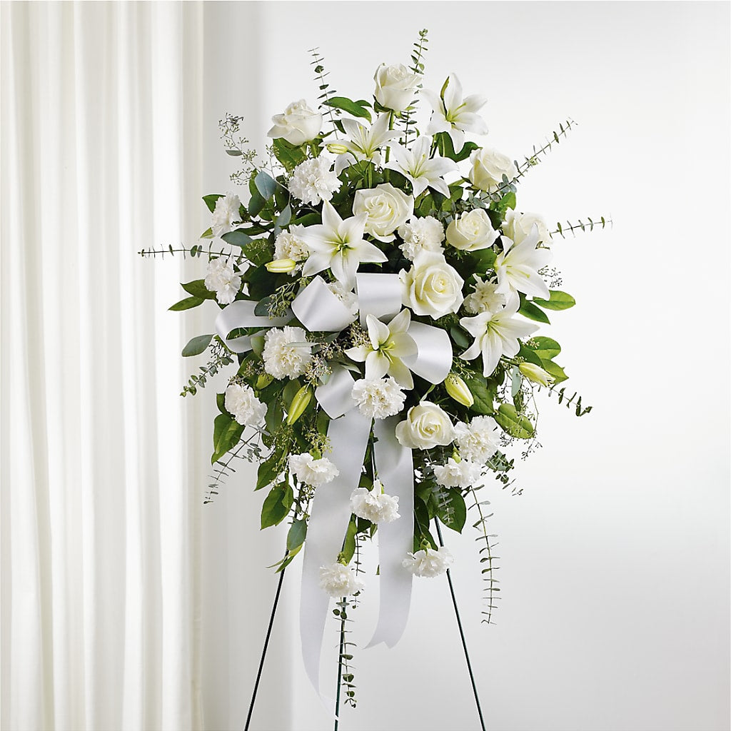 With Care Standing Spray – STEPH'S CREATIONS FLORAL DESIGN, Atoka OK