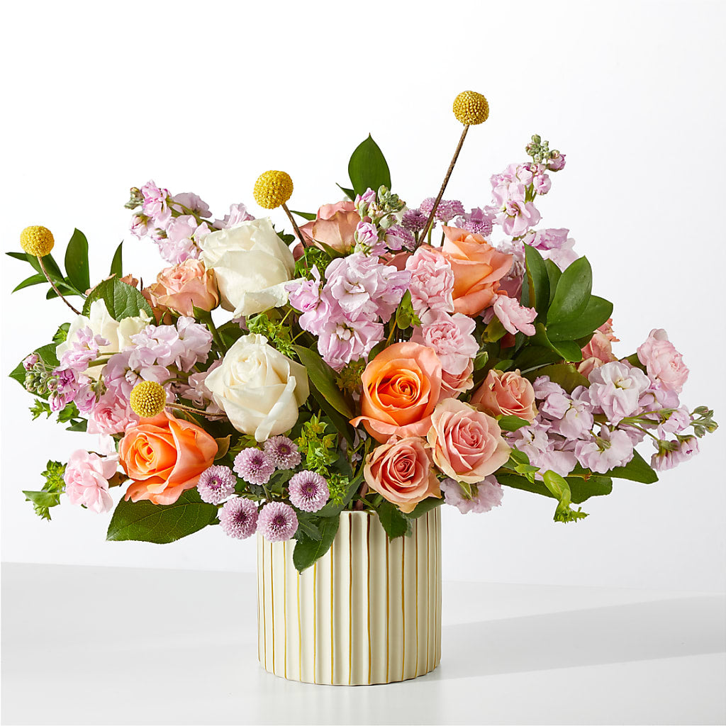 French Market Bouquet with Ivory Vase – STEPH'S CREATIONS FLORAL DESIGN, Atoka OK