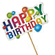 Happy Birthday Pick – STEPH'S CREATIONS FLORAL DESIGN, Atoka OK