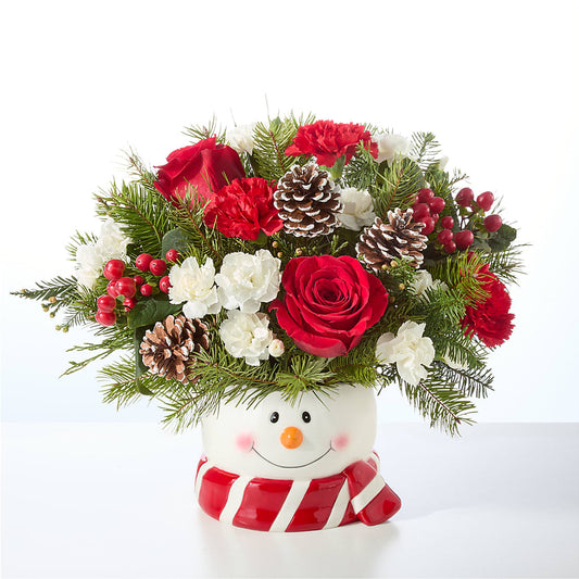Jolly Snowman Bouquet – STEPH'S CREATIONS FLORAL DESIGN, Atoka OK