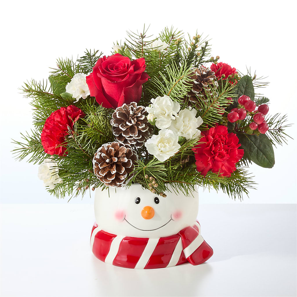 Jolly Snowman Bouquet – STEPH'S CREATIONS FLORAL DESIGN, Atoka OK