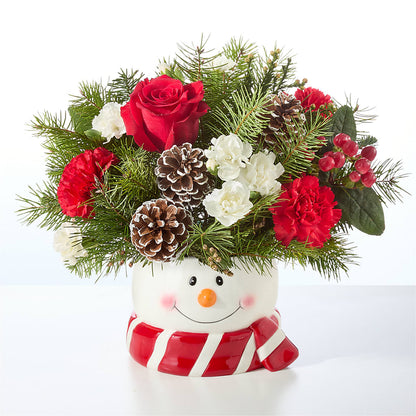 Jolly Snowman Bouquet – STEPH'S CREATIONS FLORAL DESIGN, Atoka OK
