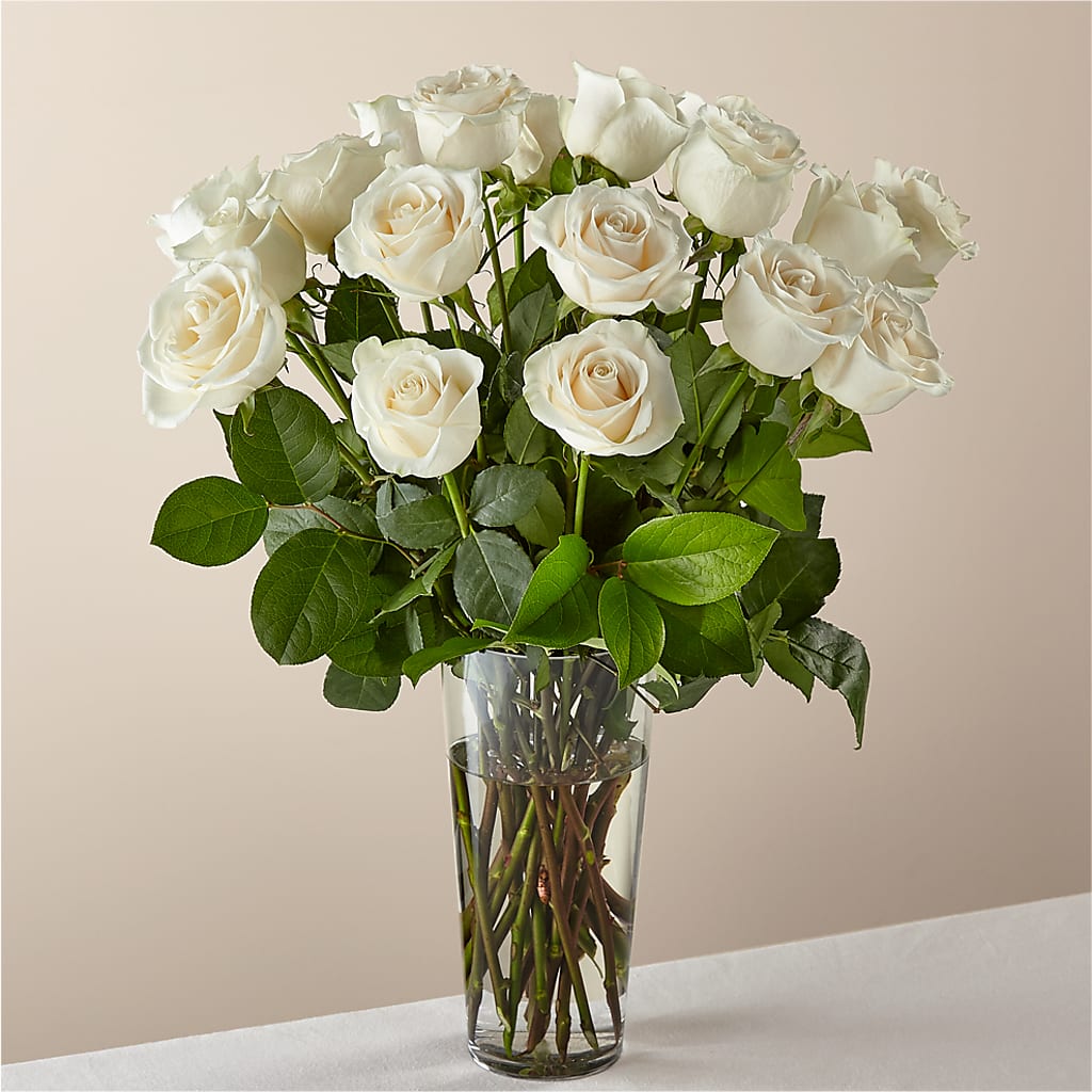 Long Stem White Rose Bouquet – STEPH'S CREATIONS FLORAL DESIGN, Atoka OK