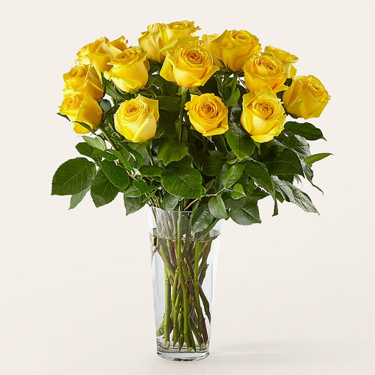 Long Stem Yellow Rose Bouquet – STEPH'S CREATIONS FLORAL DESIGN, Atoka OK