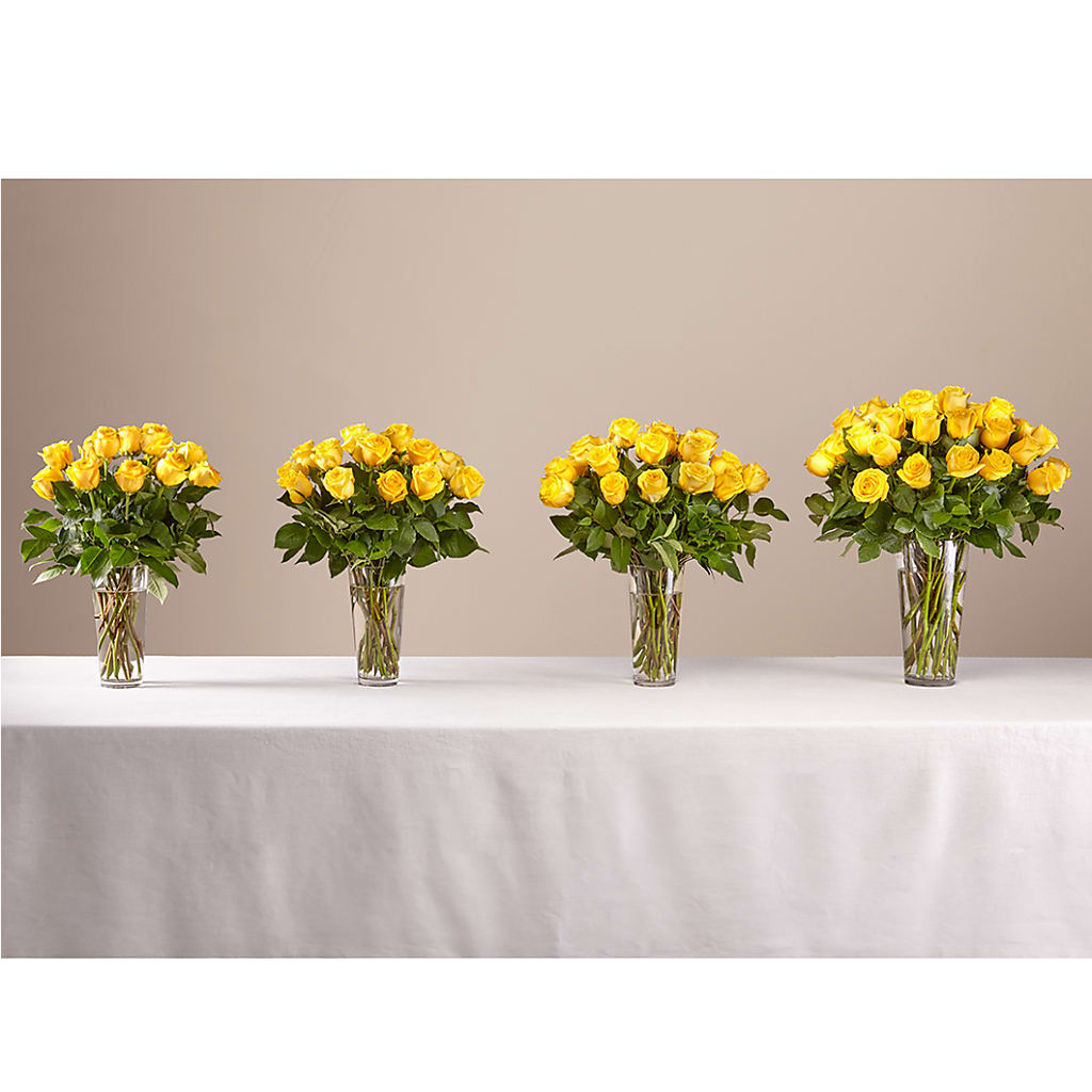 Long Stem Yellow Rose Bouquet – STEPH'S CREATIONS FLORAL DESIGN, Atoka OK