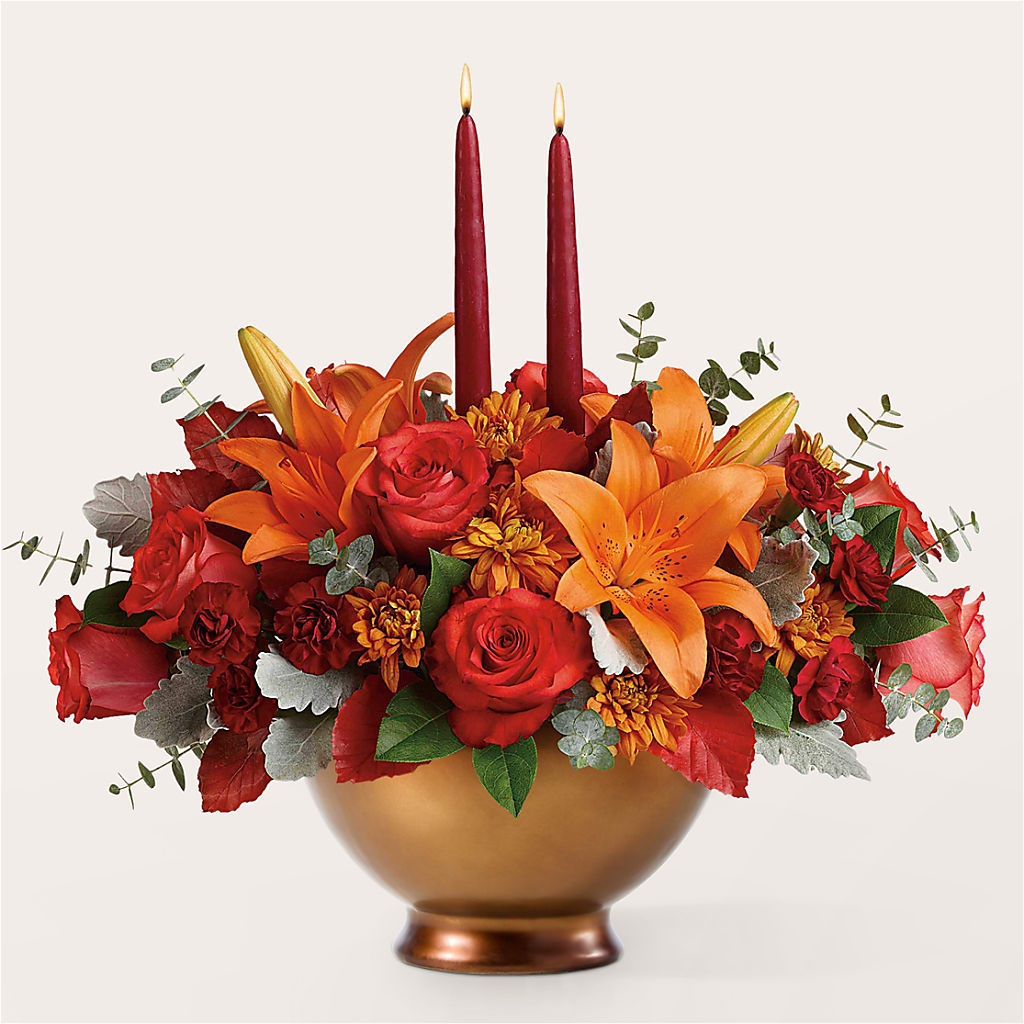 Fruits of Fall Centerpiece – STEPH'S CREATIONS FLORAL DESIGN, Atoka OK
