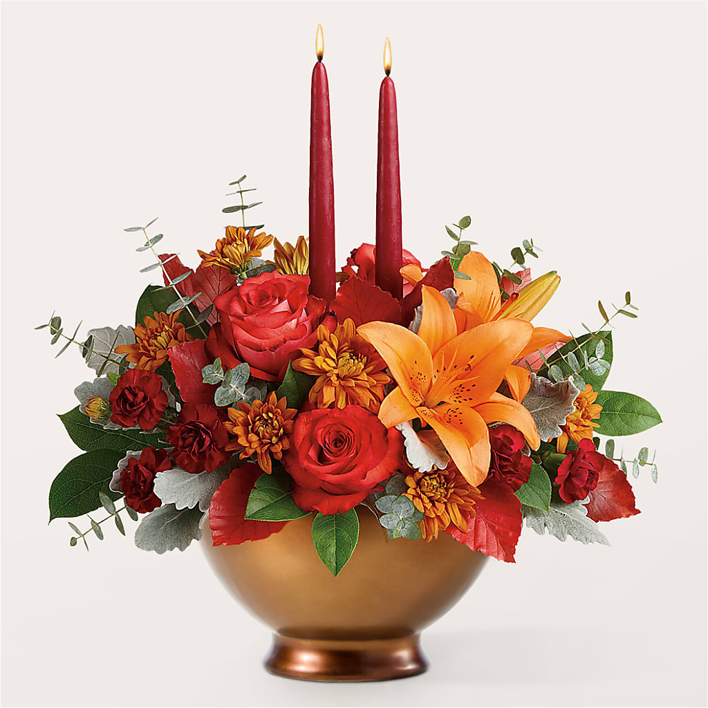 Fruits of Fall Centerpiece – STEPH'S CREATIONS FLORAL DESIGN, Atoka OK