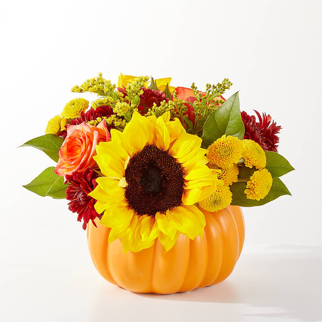 Golden Gourd Pumpkin Bouquet – STEPH'S CREATIONS FLORAL DESIGN, Atoka OK