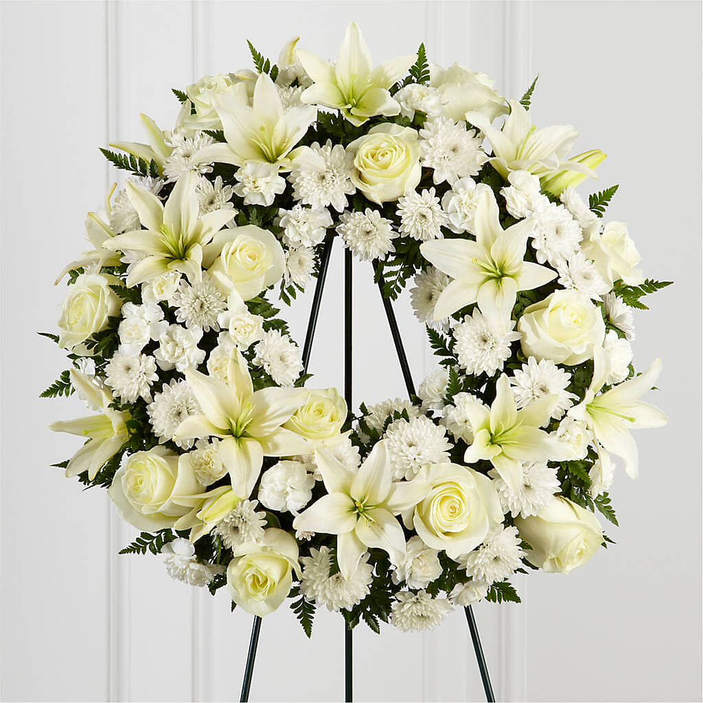 Treasured Tribute Wreath – STEPH'S CREATIONS FLORAL DESIGN, Atoka OK