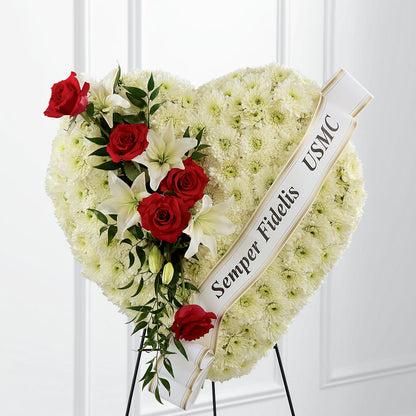 Heartfelt Hero Standing Heart – STEPH'S CREATIONS FLORAL DESIGN, Atoka OK