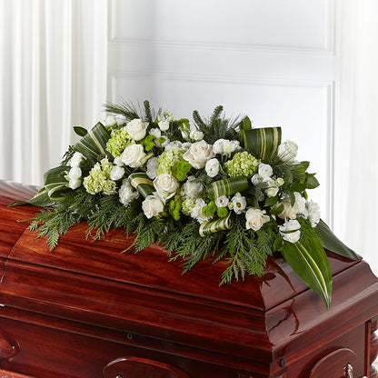 Hopeful Gesture Casket Spray – STEPH'S CREATIONS FLORAL DESIGN, Atoka OK