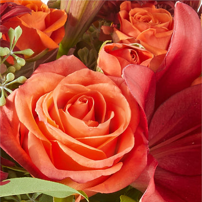 Crimson Leaves Bouquet – STEPH'S CREATIONS FLORAL DESIGN, Atoka OK