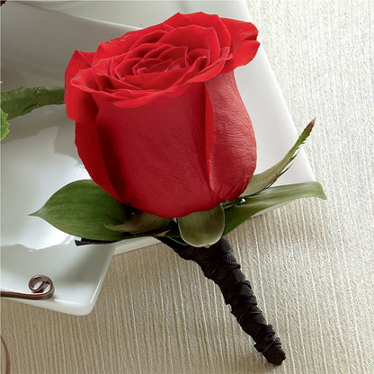 Red Rose Boutonniere – STEPH'S CREATIONS FLORAL DESIGN, Atoka OK
