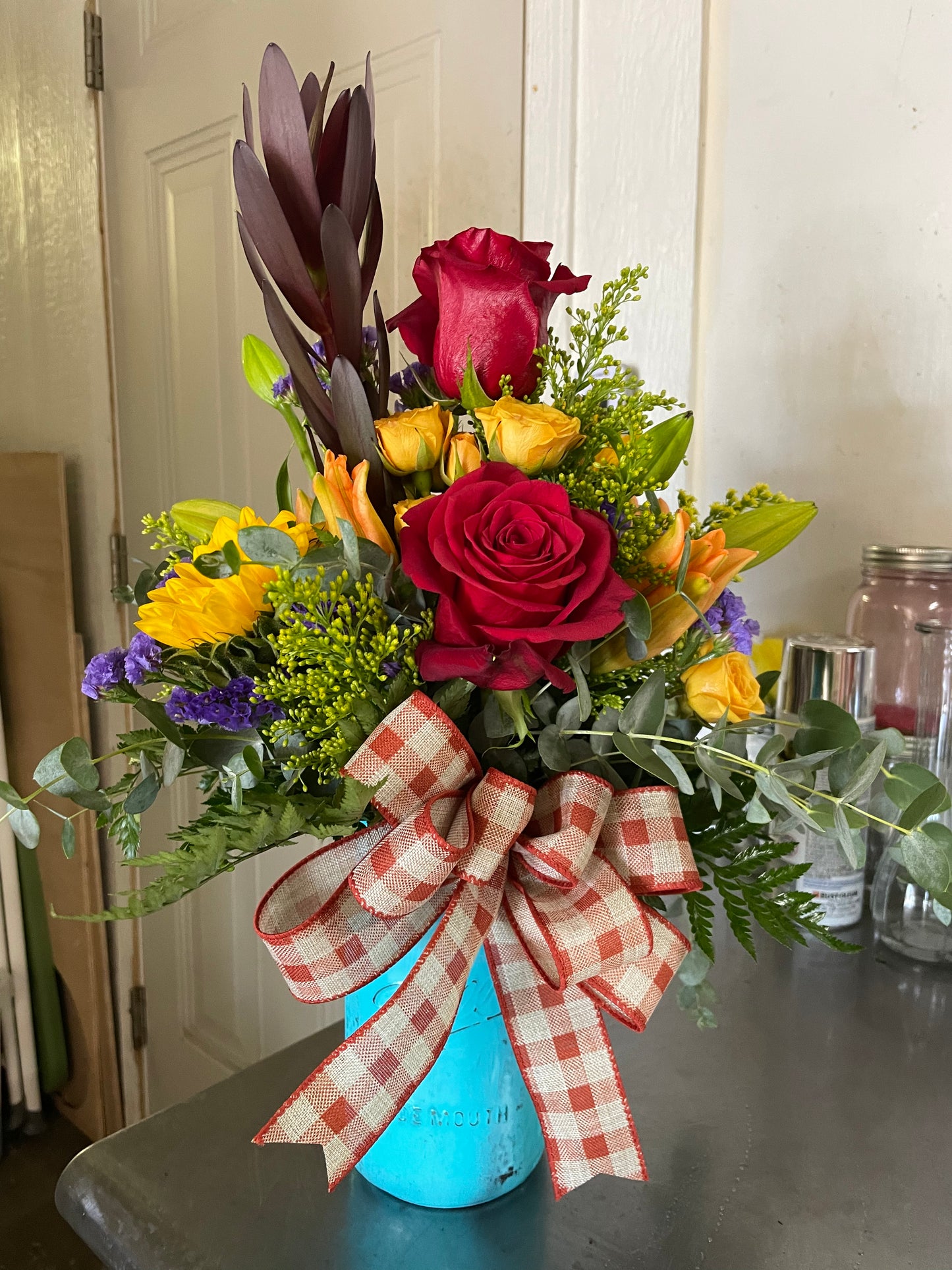 Mason Jar Floral